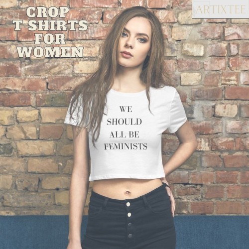 crop t shirts for women