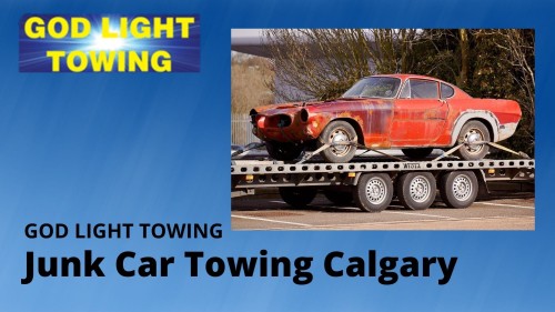 God Light Towing is always going to provide you with something against your old clunker. We will also do the entire work. We offer the highest quality efficient scrap and junk car removal services in Calgary.