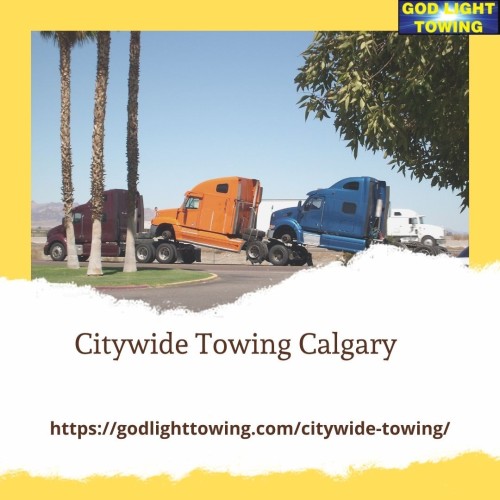 God Light Towing offers commercial and individual customers with an opportunity at being available round the clocking towing and roadside assistance services including citywide towing Calgary with the help of our specialized light-weight and heavy-duty tow trucks.