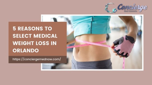 There are several reasons why you may wish to lose weight, from improving your aesthetics to protecting and improving your health. Losing weight is a great challenge if you are overweight, which is why it is important to go ahead with the approaches undertaken by the medical weight loss center in Orlando.

Visit at: https://conciergemednow.com/services/medical-weight-loss/
