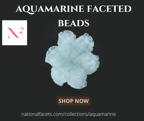 aquamarine faceted beads