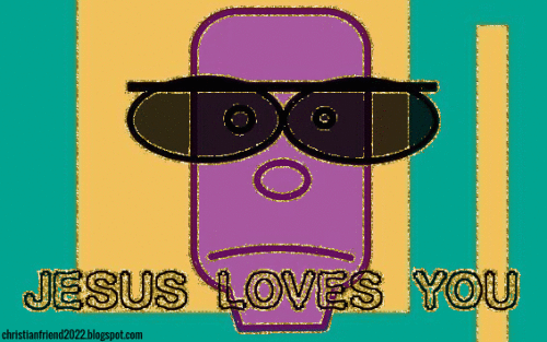 purple-guy-Jesus-loves-you