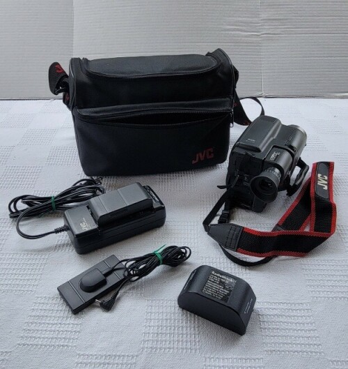 JVC GR-AX510 Compact VHS-C Camera Camcorder W/ Accessories "PRISTINE - Boxed