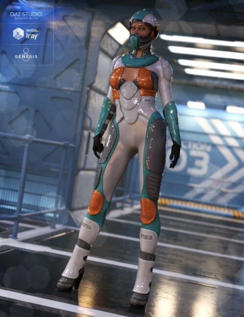 andromeda sci fi outfit for g8f
