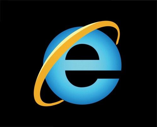 internet explorer browser logo brand symbol design software illustration with black background free 