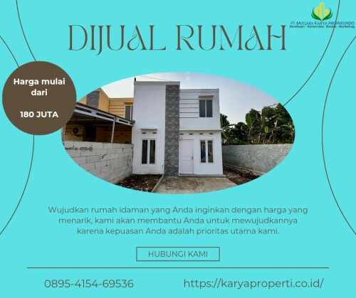 [06.43, 6/8/2024] +62 838-7549-1651: "Langsung ORDER KLIK WA http://wa.me/62895415469536

Rumah CLUSTER100 juta-an saja

Rumah murah Rp 155 Juta MENTAS GEMILANG RESIDENCEAkad : - Tanpa Bi check - Tanpa Batas Usia- Tanpa Bunga : Dicari yang serius!

Rumah type 30/60.1 kamar mandi, 2 kamar tidur, 1 dapur, -Air bersih - Dekat stasiun - Lokasi strategis - Jalan COR.

Booking hanya 2 juta!ðŸ¤©

Langsung saja wa sebelum kehabisan.....!

WA : 62895415469536

Atau Klik Linkhttps ://wa.me /62895415469536
[06.43, 6/8/2024] +62 838-7549-1651: #rumahsubsidi
#rumahsederhana
#rumahcantikidaman
#rumahnyaman
#rumahmurah