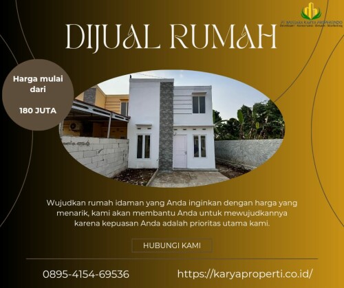 [06.43, 6/8/2024] +62 838-7549-1651: "Langsung ORDER KLIK WA http://wa.me/62895415469536

Rumah CLUSTER100 juta-an saja

Rumah murah Rp 155 Juta MENTAS GEMILANG RESIDENCEAkad : - Tanpa Bi check - Tanpa Batas Usia- Tanpa Bunga : Dicari yang serius!

Rumah type 30/60.1 kamar mandi, 2 kamar tidur, 1 dapur, -Air bersih - Dekat stasiun - Lokasi strategis - Jalan COR.

Booking hanya 2 juta!ðŸ¤©

Langsung saja wa sebelum kehabisan.....!

WA : 62895415469536

Atau Klik Linkhttps ://wa.me /62895415469536
[06.43, 6/8/2024] +62 838-7549-1651: #rumahsubsidi
#rumahsederhana
#rumahcantikidaman
#rumahnyaman
#rumahmurah