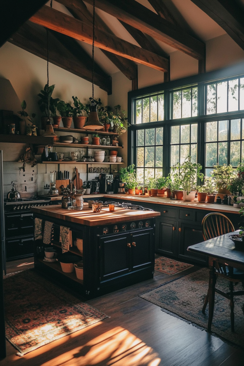 carlooo5441_A_rustic_farmhouse_kitchen_with_black_cabinets_wo_4d853cf7-aa61-459f-be08-28f7c1fda443_3d881354a6bc9f951.png