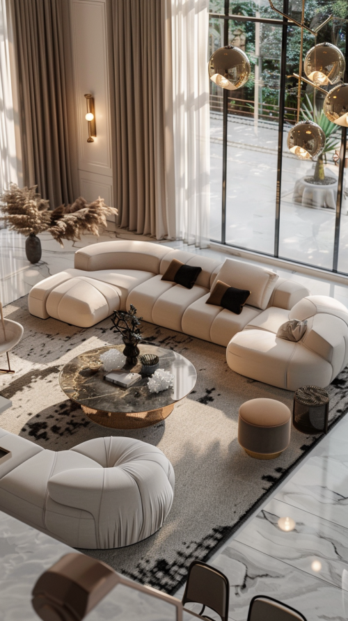 Contemporary Living Room 2064