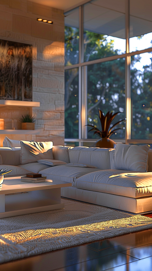 Contemporary Living Room 2385