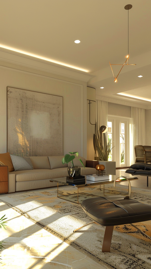 Contemporary Living Room 2387