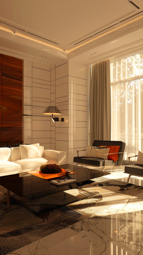 Contemporary Living Room 2396
