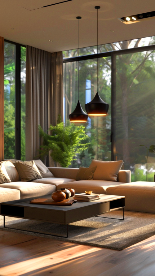 Contemporary Living Room 2400
