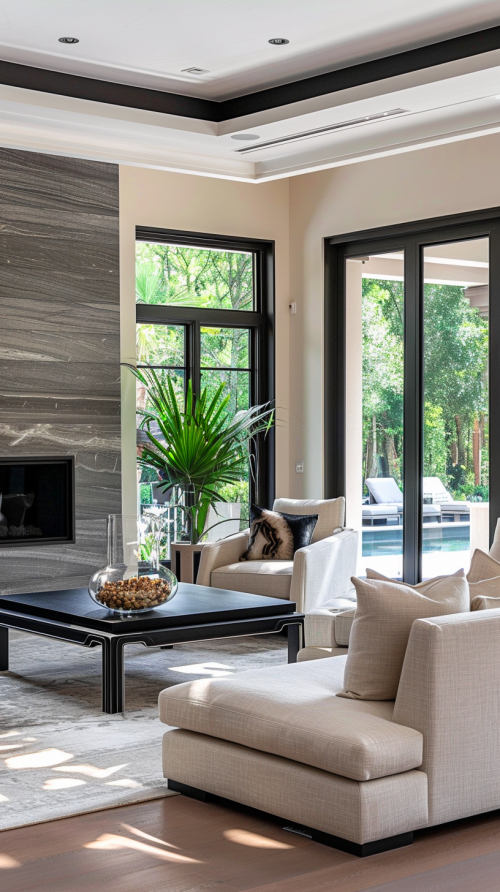 Contemporary Living Room 2402
