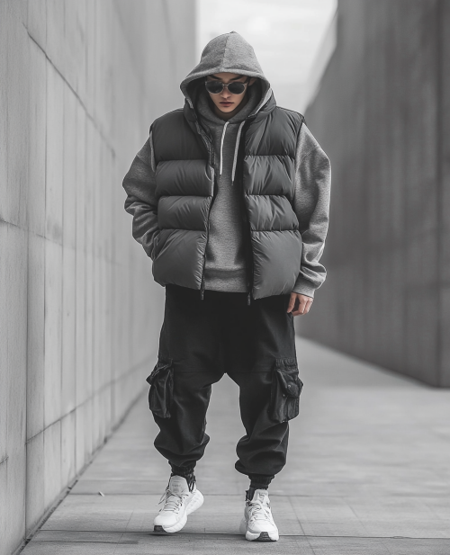 carlooo5441_A_man_wearing_black_cargo_pants_white_sneakers_an_35499ce8-360e-4f6c-9a74-06d496f6fe24_2.png