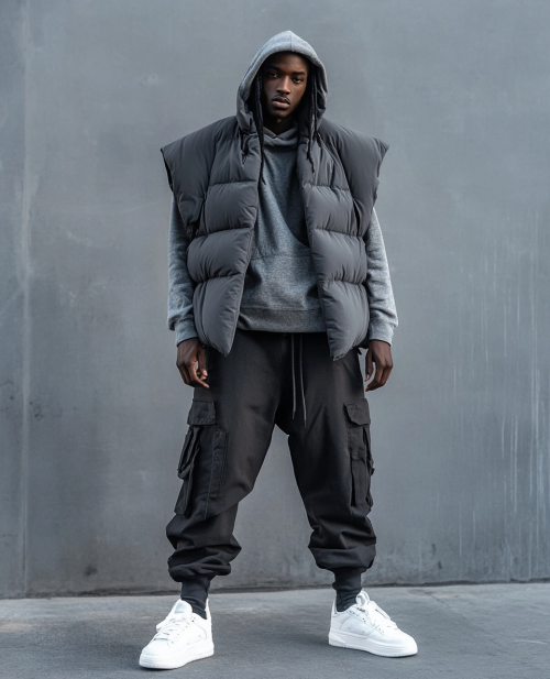carlooo5441_A_man_wearing_black_cargo_pants_white_sneakers_an_35499ce8-360e-4f6c-9a74-06d496f6fe24_3.png