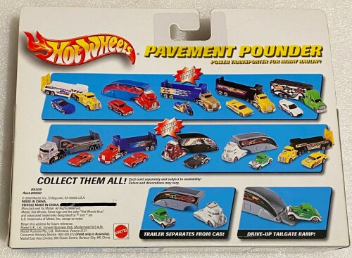 TREILER-TA-MOTOTIKL-Hot-Wheels-Long-Nose-Day-Cab-Truck--Scorchin-Scooter-Treasure-Hunt-2001-Pavement-Pounder-89309-2.jpg
