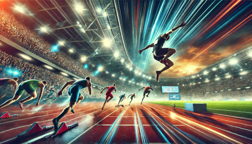 DALLE-2025-02-19-15.21.57---A-dynamic-digital-painting-of-a-track-and-field-stadium-during-a-major-athletics-competition.-Sprinters-are-in-mid-race-leaping-off-the-blocks-with-i.png