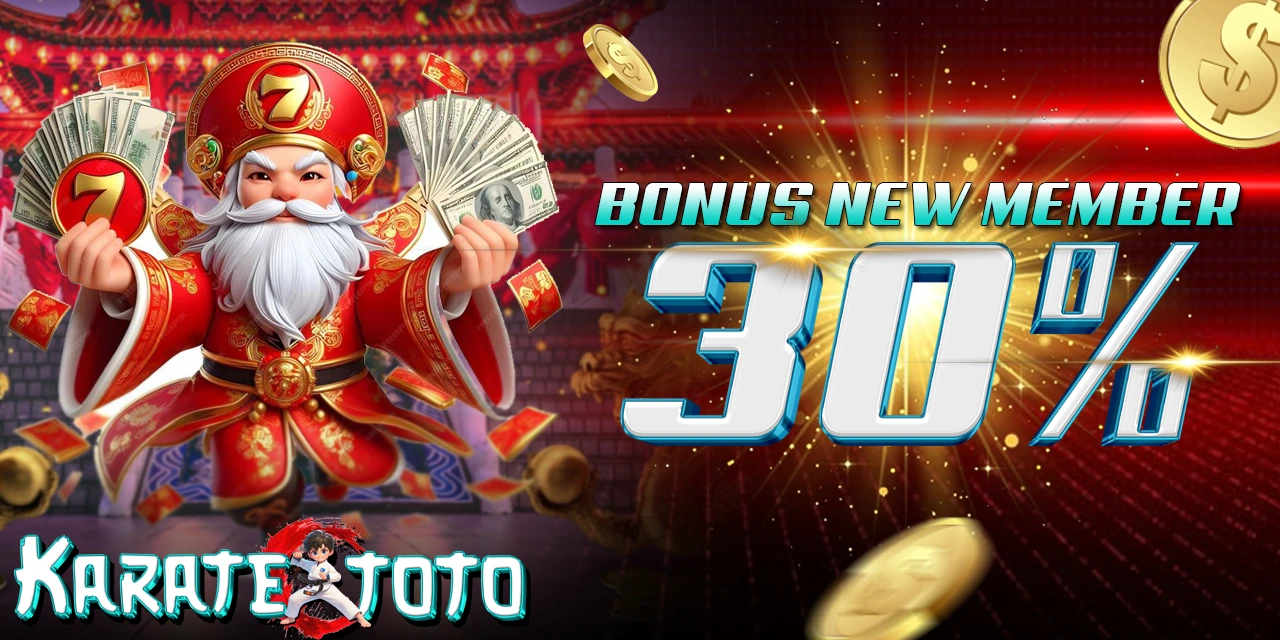 BONUS NEW MEMBER 30%