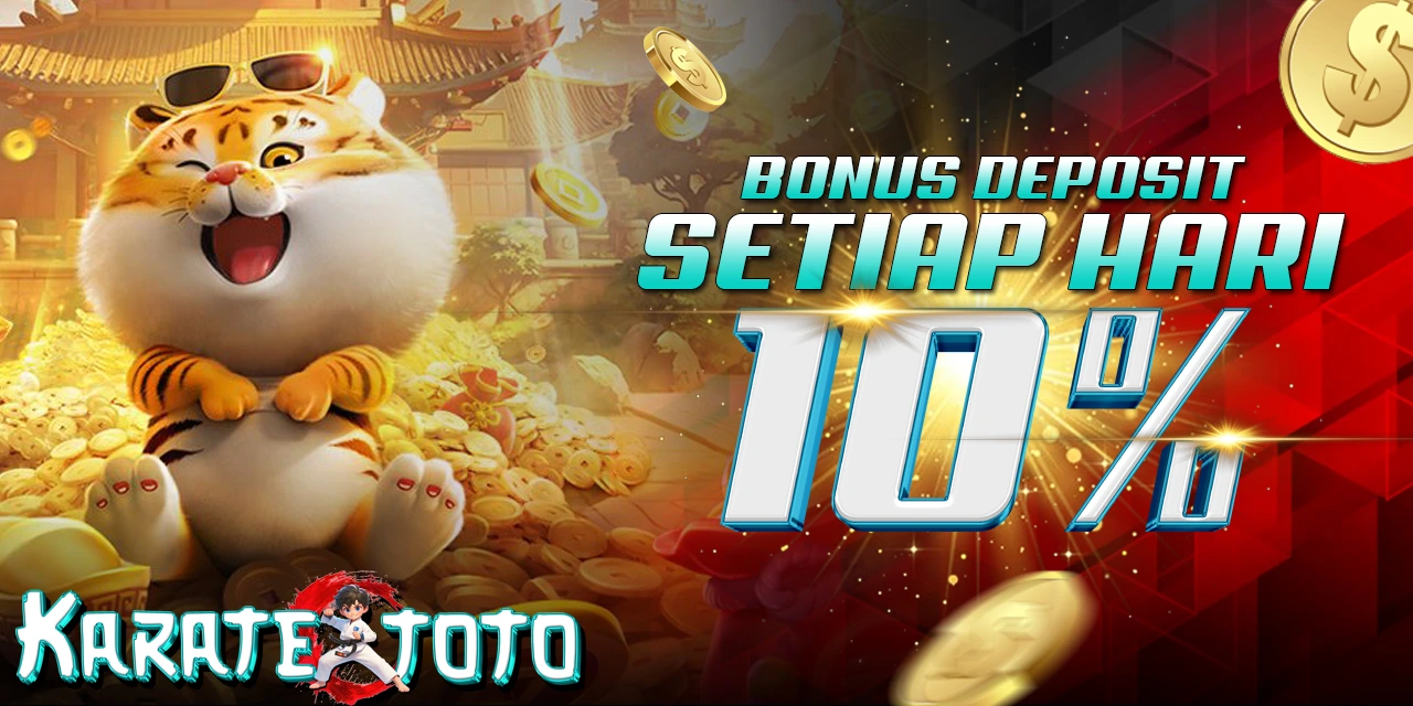 BONUS DEPOSIT 10% SETIAP HARI 