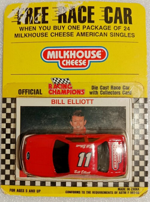 MASINKA-Racing-Champions-Ford-Thunderbird-11-Bill-Elliott-1992-Milkhouse-Cheese-Promo-NASCAR-RC11MC.jpg