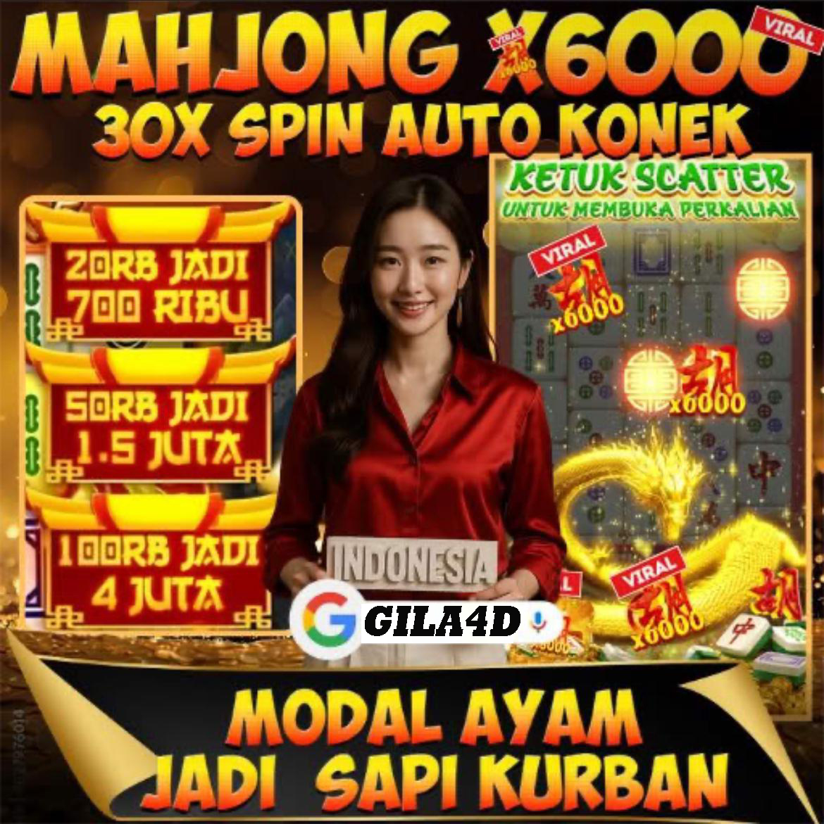 GILA4D : Layanan Slot Toto Togel Online Jitu Gampang Meledak X1000