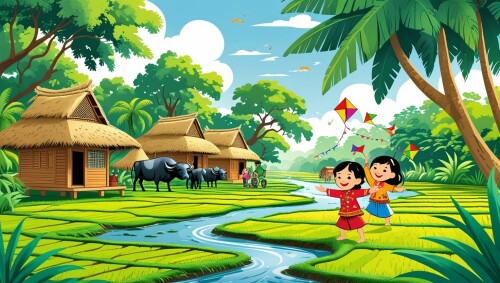_Ilustrasi-pedesaan-Indonesia-dalam-gaya-kartun-untuk-anak-anak-dengan-rumah-rumah-kecil-beratap-rumbia-sawah-hijau-sungai-mengalir-kerbau-sedang-membajak-dan-anak-anak-desa-bermain-layang-layang-di-b.jpg
